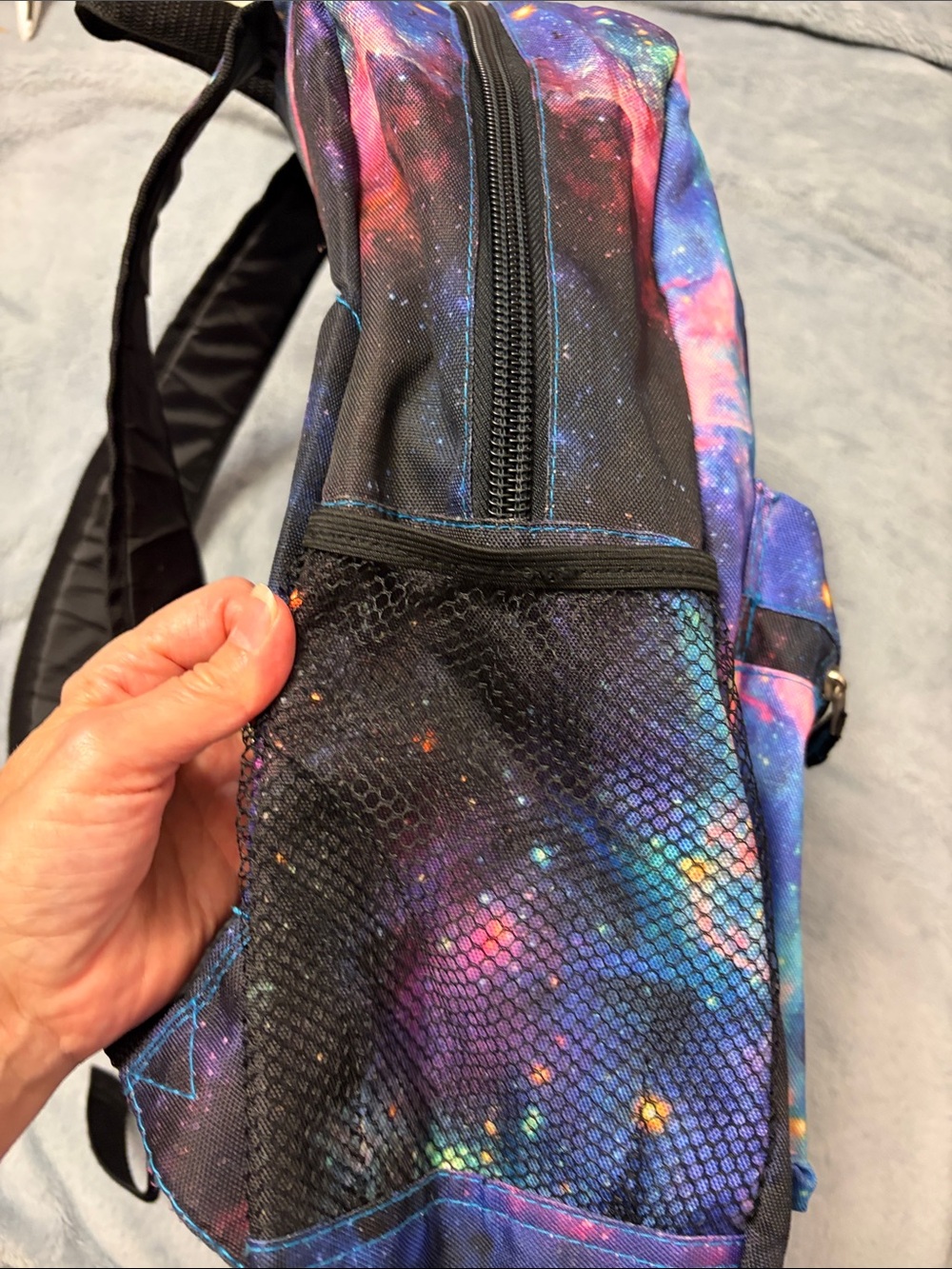 Galaxy Print Backpack - Multicolor - Picture 5 of 7
